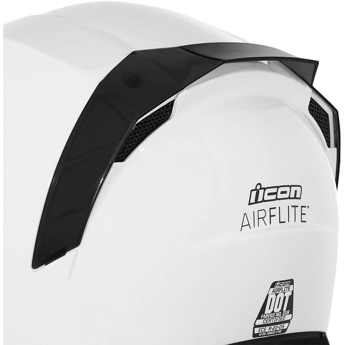 Icon Airflite Rear Spoiler Helmet Accessories-0133-1048 Icon Airflite Rear Spoiler Helmet Accessories-0133-1048