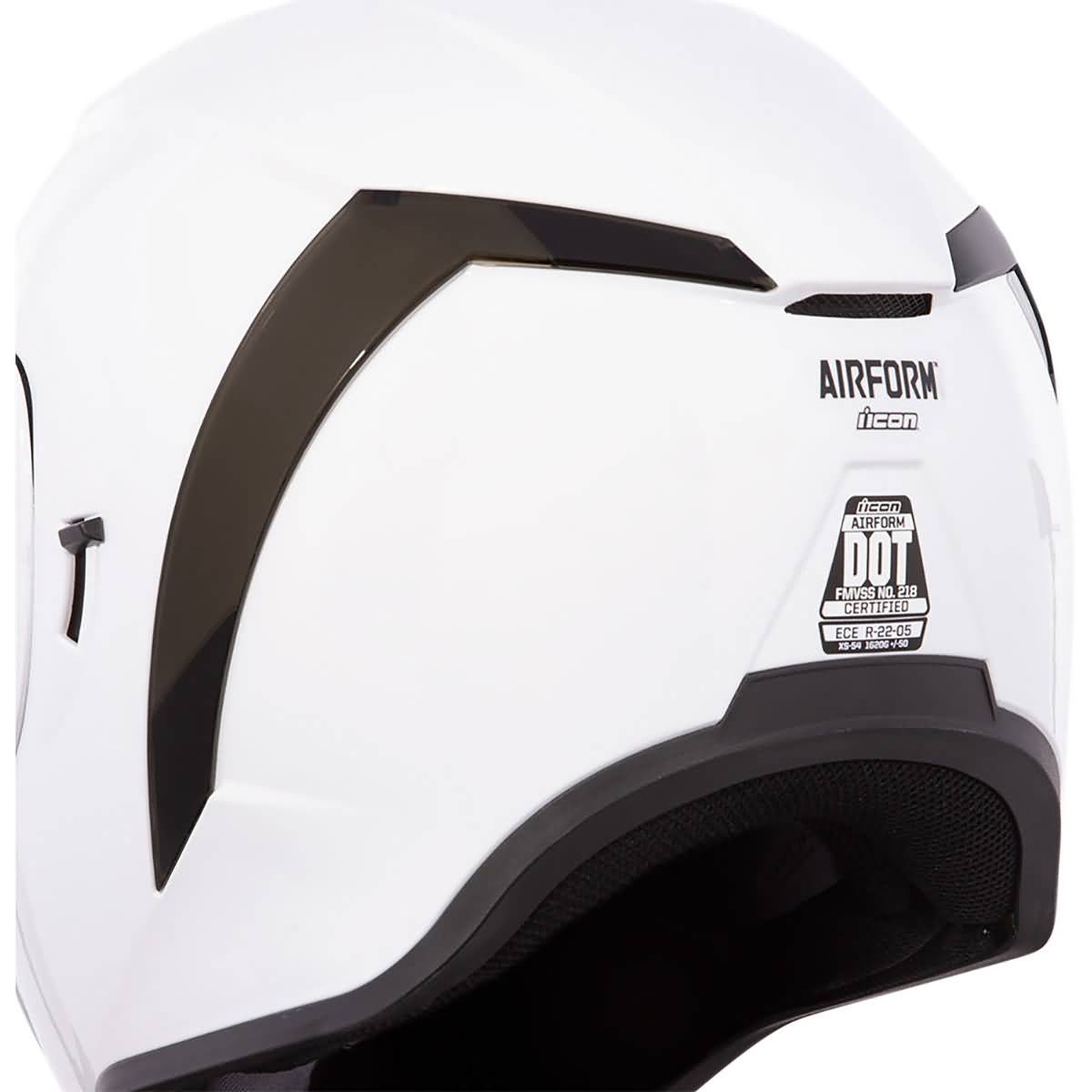 Icon Airform Rear Spoiler Helmet Accessories-0133-1185 Icon Airform Rear Spoiler Helmet Accessories-0133-1185
