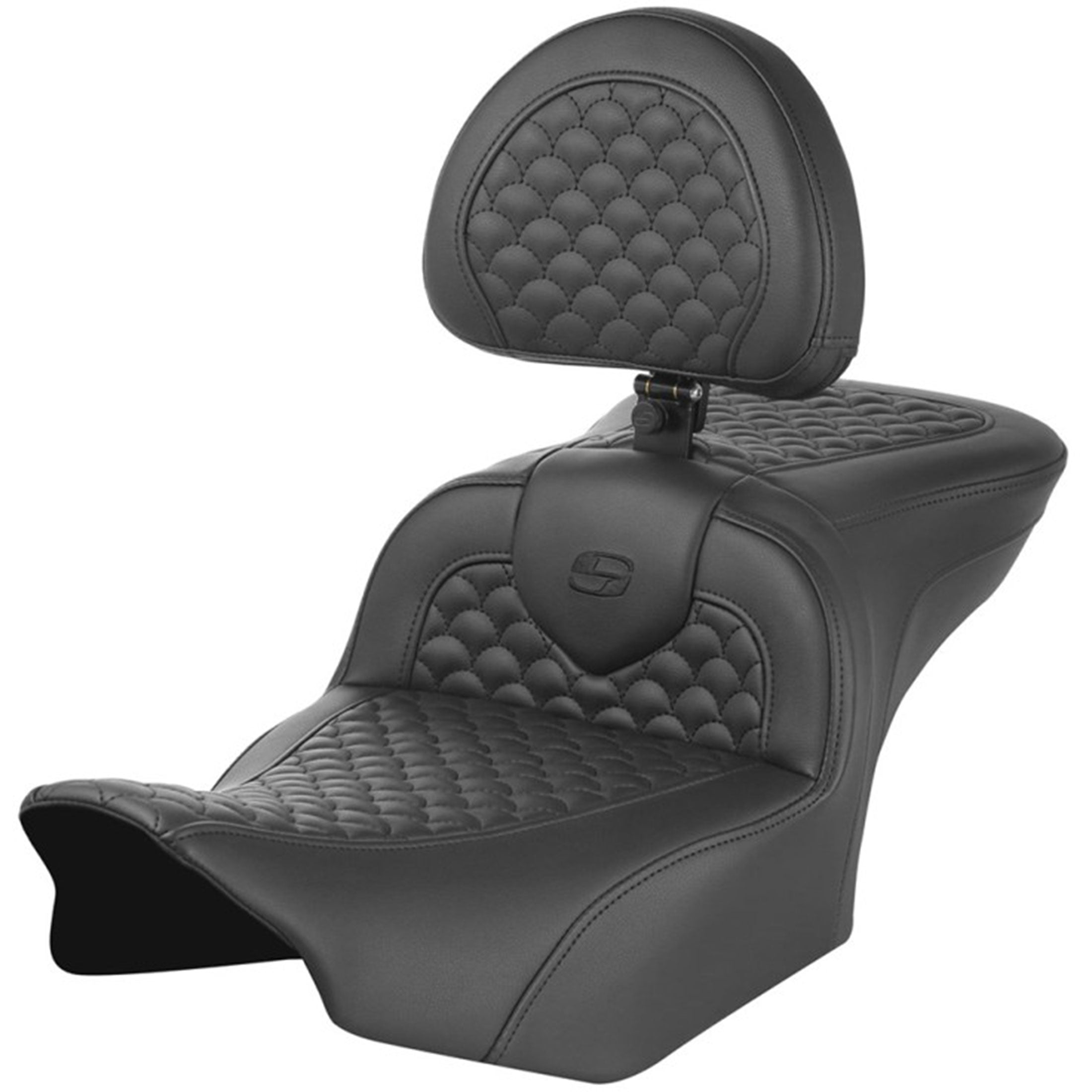 Saddlemen 2024-25 Road Glide / Street Glide, 2023-25 CVO Road Glide / Street Glide RoadSofa DS Seat with Driver's Backrest Motorcycle Accessories-0801 Saddlemen 2024-25 Road Glide / Street Glide, 2023-25 CVO Road Glide / Street Glide RoadSofa DS Seat with Driver's Backrest Motorcycle Accessories-0801