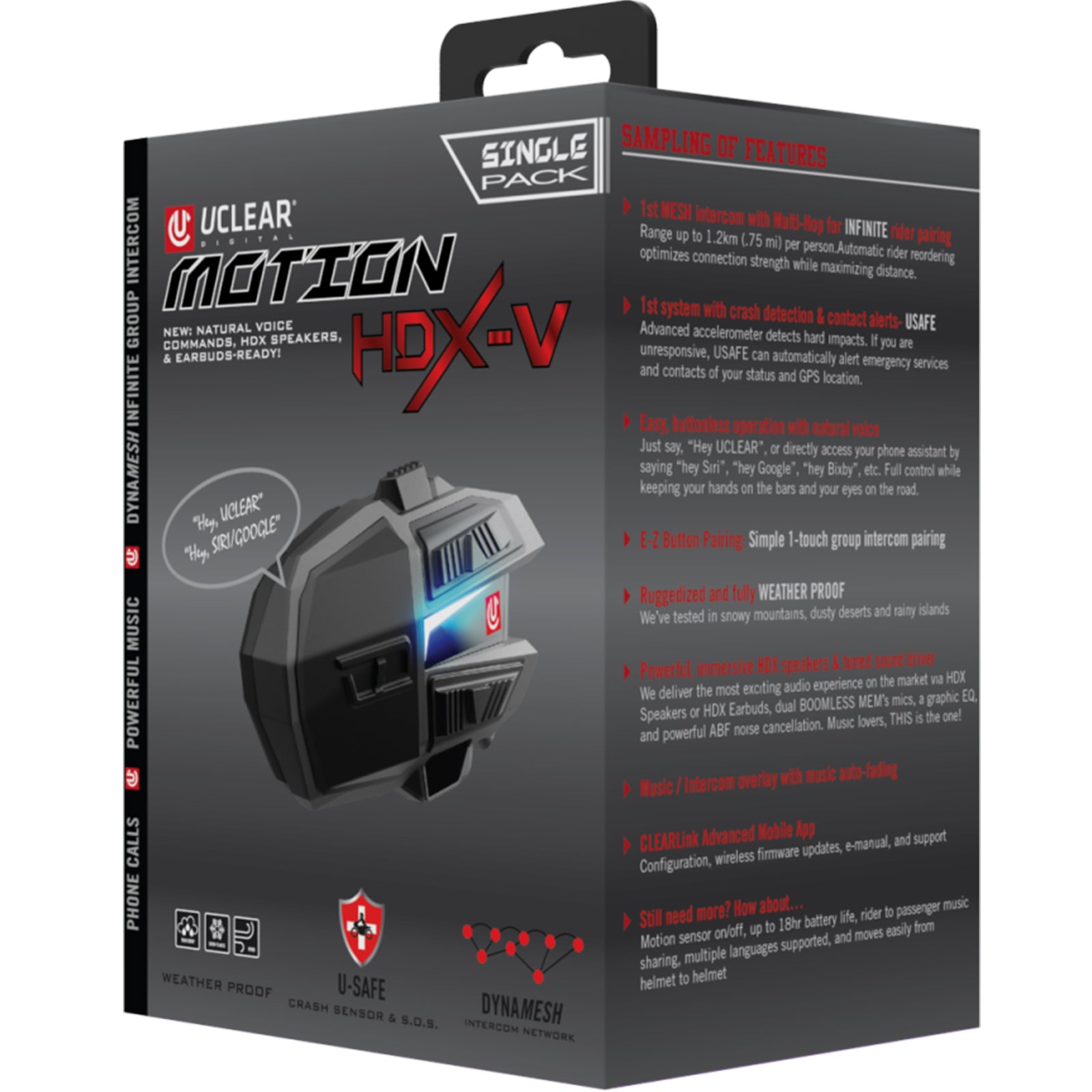 UClear Motion HDX-V Accessories-180512 UClear Motion HDX-V Accessories-180512