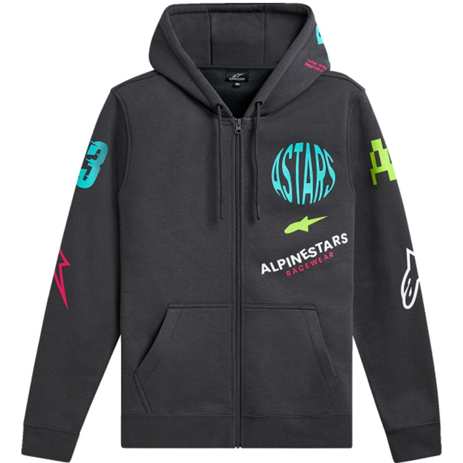 Alpinestars Variegate Men's Hoody Zip Sweatshirts-3050 Alpinestars Variegate Men's Hoody Zip Sweatshirts-3050