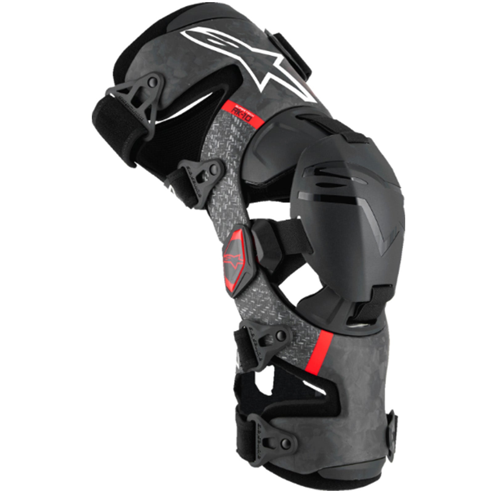 Alpinestars Supertech RK-10 Plasma Knee Braces Adult Off-Road Body Armor-2704 Alpinestars Supertech RK-10 Plasma Knee Braces Adult Off-Road Body Armor-2704