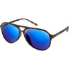 Matte Brown Tortoise / Brown HD Blue Mirror Matte Brown Tortoise / Brown HD Blue Mirror