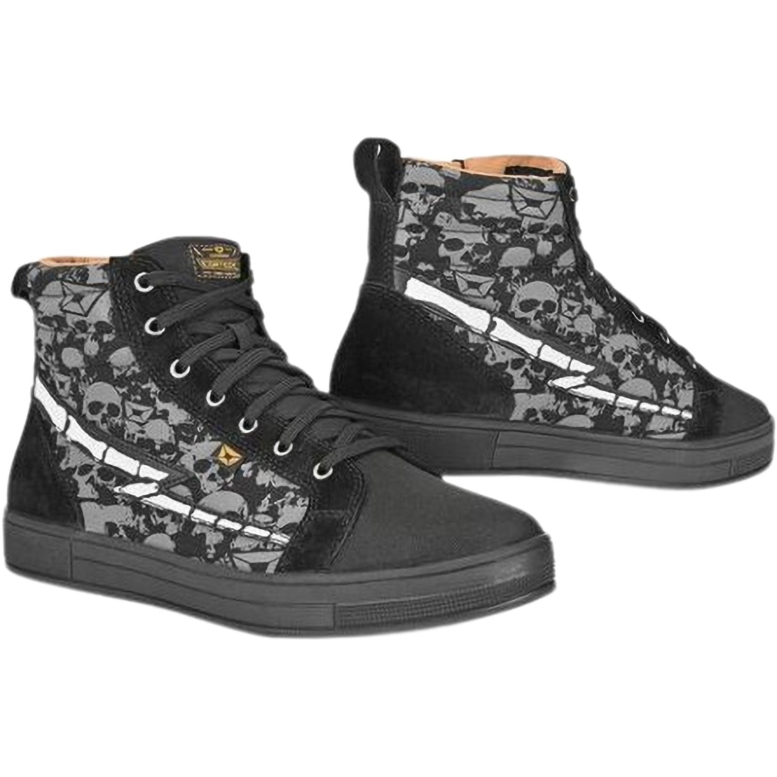 Cortech Slayer Canvas Skulls Men's Street Boots-8515 Cortech Slayer Canvas Skulls Men's Street Boots-8515