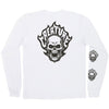 Creature Bonehead Flame Men's Long-Sleeve S-44155566 Creature Bonehead Flame Men's Long-Sleeve Shirts (Brand New)