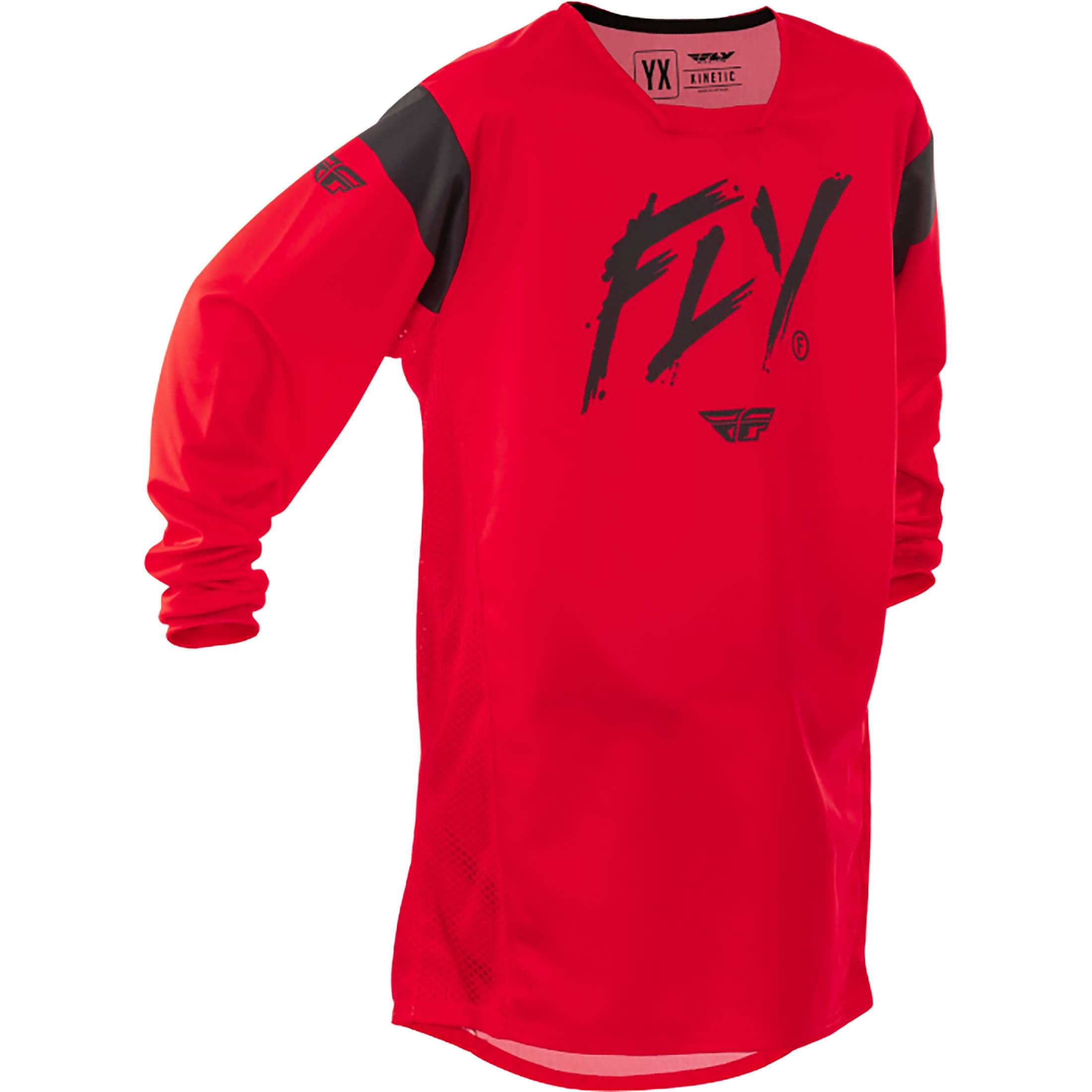Fly Racing Kinetic Stoke LS Youth Off-Road Jerseys-378 Fly Racing Kinetic Stoke LS Youth Off-Road Jerseys-378