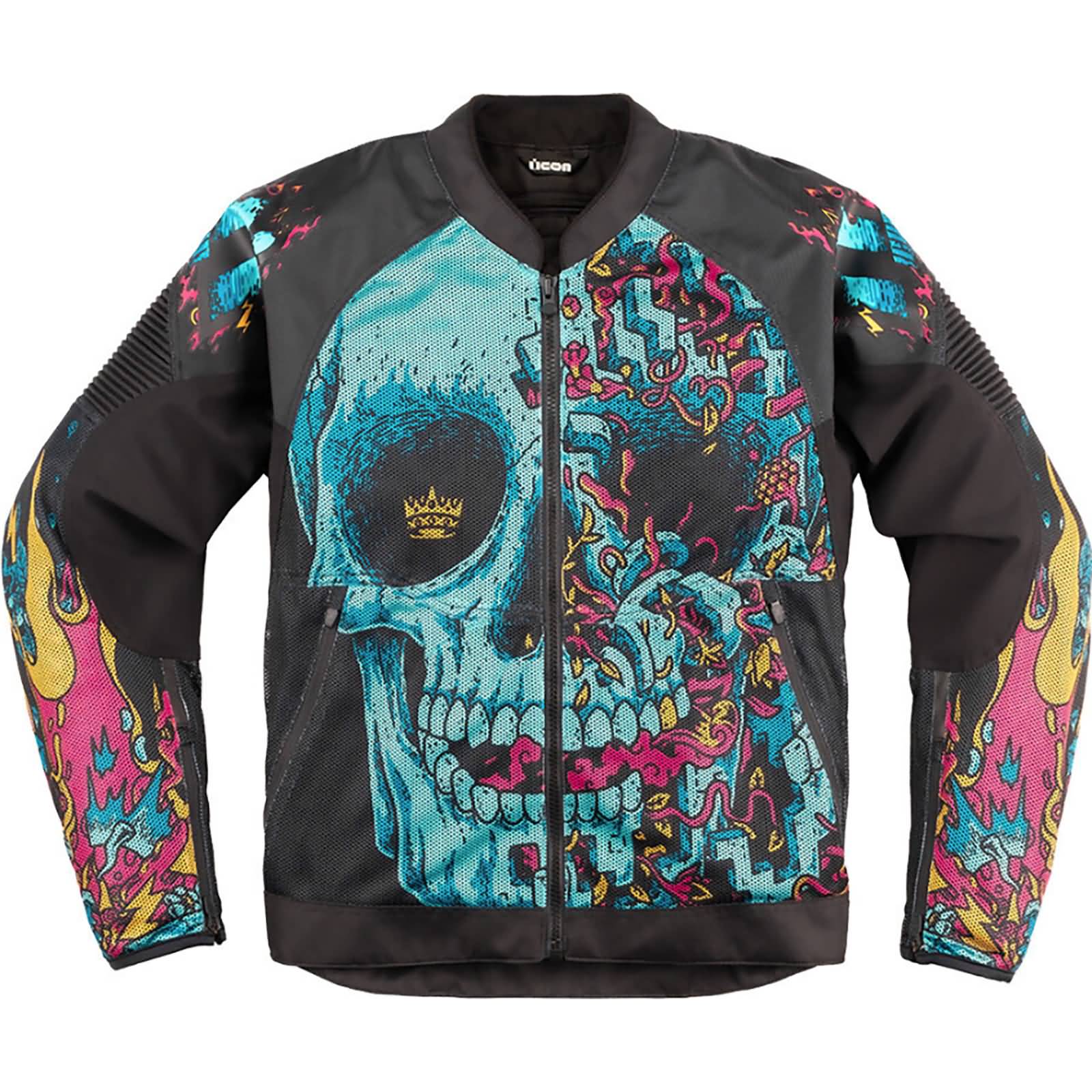Icon Overlord3 Mesh Munchies Men's Street Jackets-2820 Icon Overlord3 Mesh Munchies Men's Street Jackets-2820