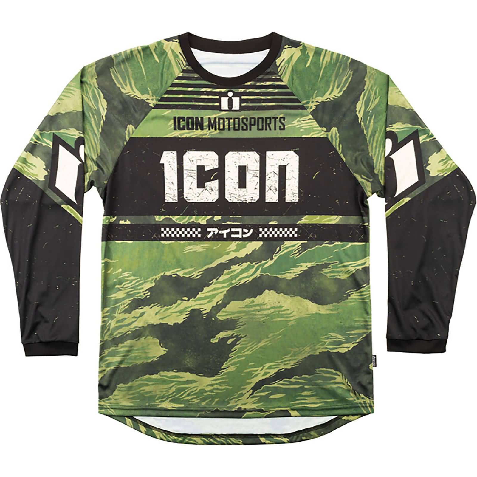 Icon Tiger's Blood LS Men's Street Jerseys-2824 Icon Tiger's Blood LS Men's Street Jerseys-2824