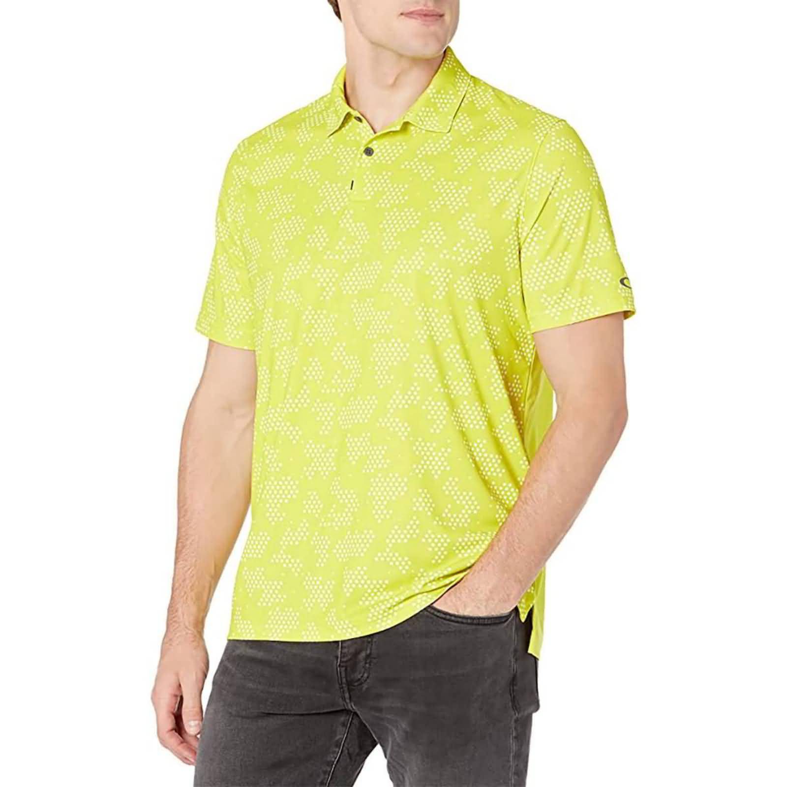 Oakley Hexcam Print RC Men's Polo Shirts-FOA402567 Oakley Hexcam Print RC Men's Polo Shirts-FOA402567
