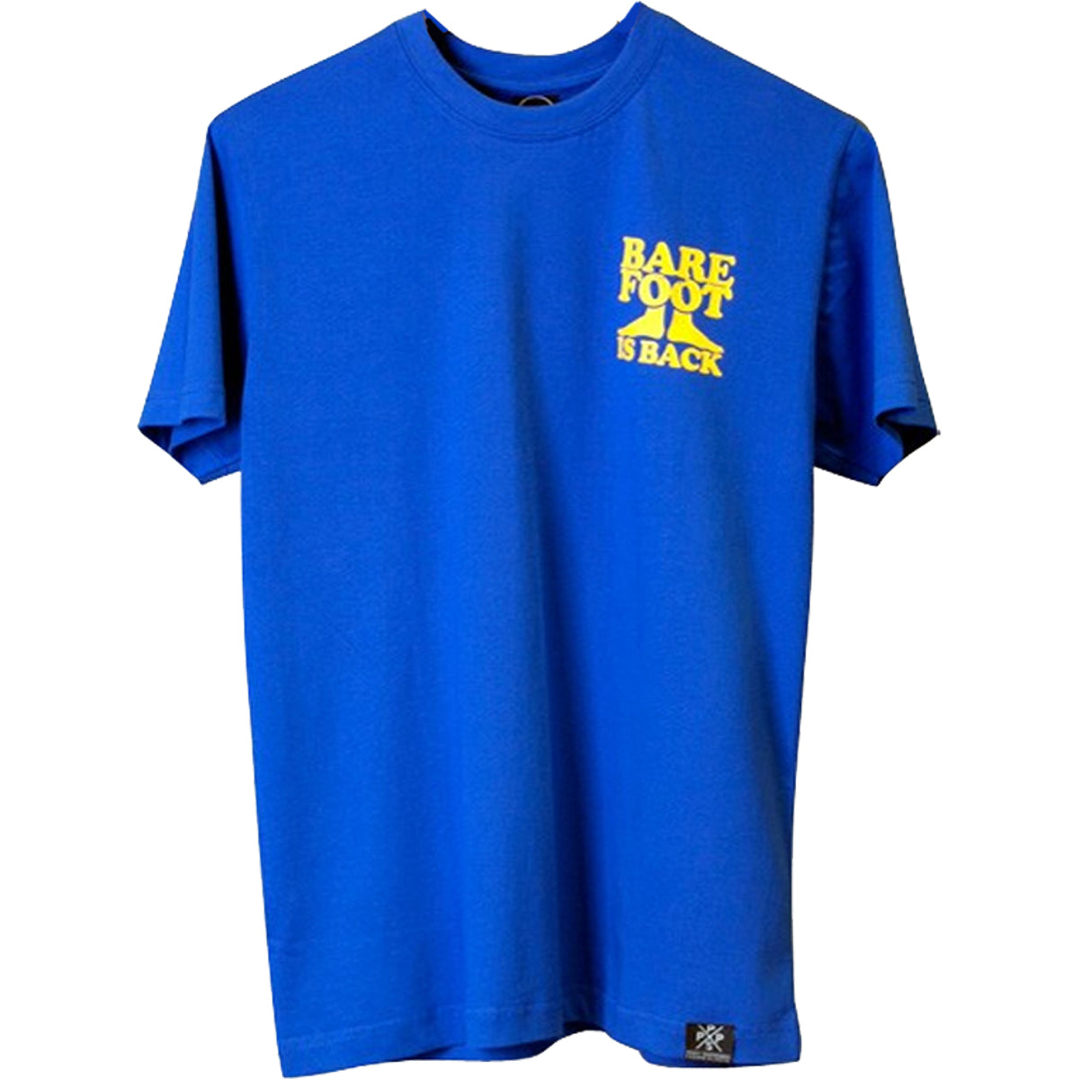 Penny Bare Foot Men's Short-Sleeve Shirts - Navy/Yellow Penny Bare Foot Men's Short-Sleeve Shirts - Navy/Yellow