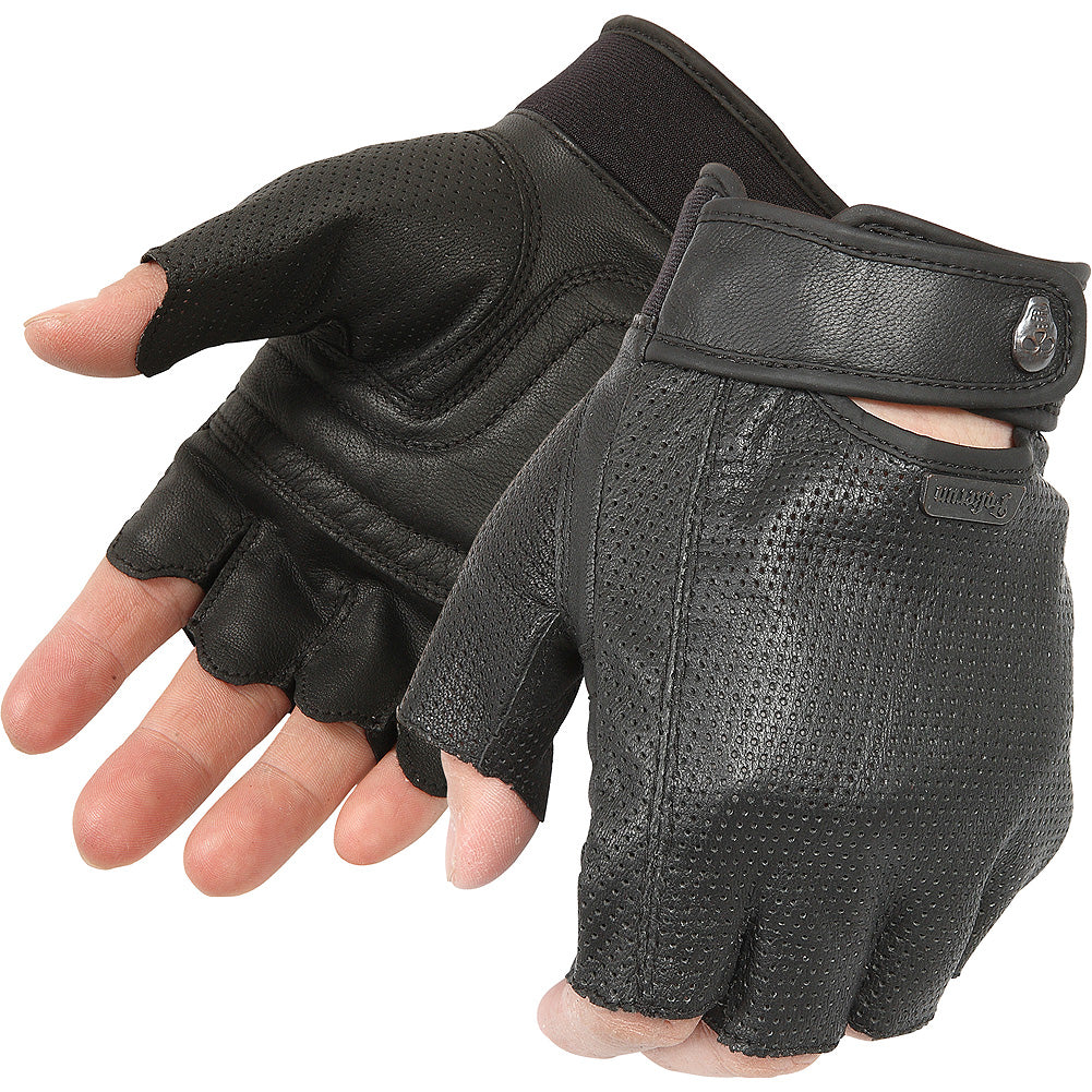 Pokerun Easy Rider 2.0 Fingerless Men's Cruiser Gloves-6822 Pokerun Easy Rider 2.0 Fingerless Men's Cruiser Gloves-6822