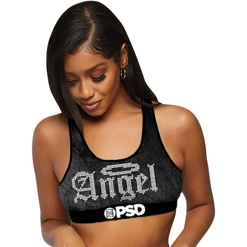 PSD Angel Velour Sports Bra Women's Top Underwear (Refurbished) PSD Angel Velour Sports Bra Women's Top Underwear (Refurbished)