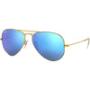 Matte Gold / Crystal Blue Mirror Matte Gold / Crystal Blue Mirror