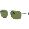 Matte Gunmetal / Green Matte Gunmetal / Green