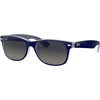 Matte Blue On Transparent / Light Grey Gradient Dark Grey Matte Blue On Transparent / Light Grey Gradient Dark Grey