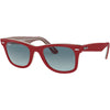 Red On Transparent Grey / Blue Gradient Red On Transparent Grey / Blue Gradient