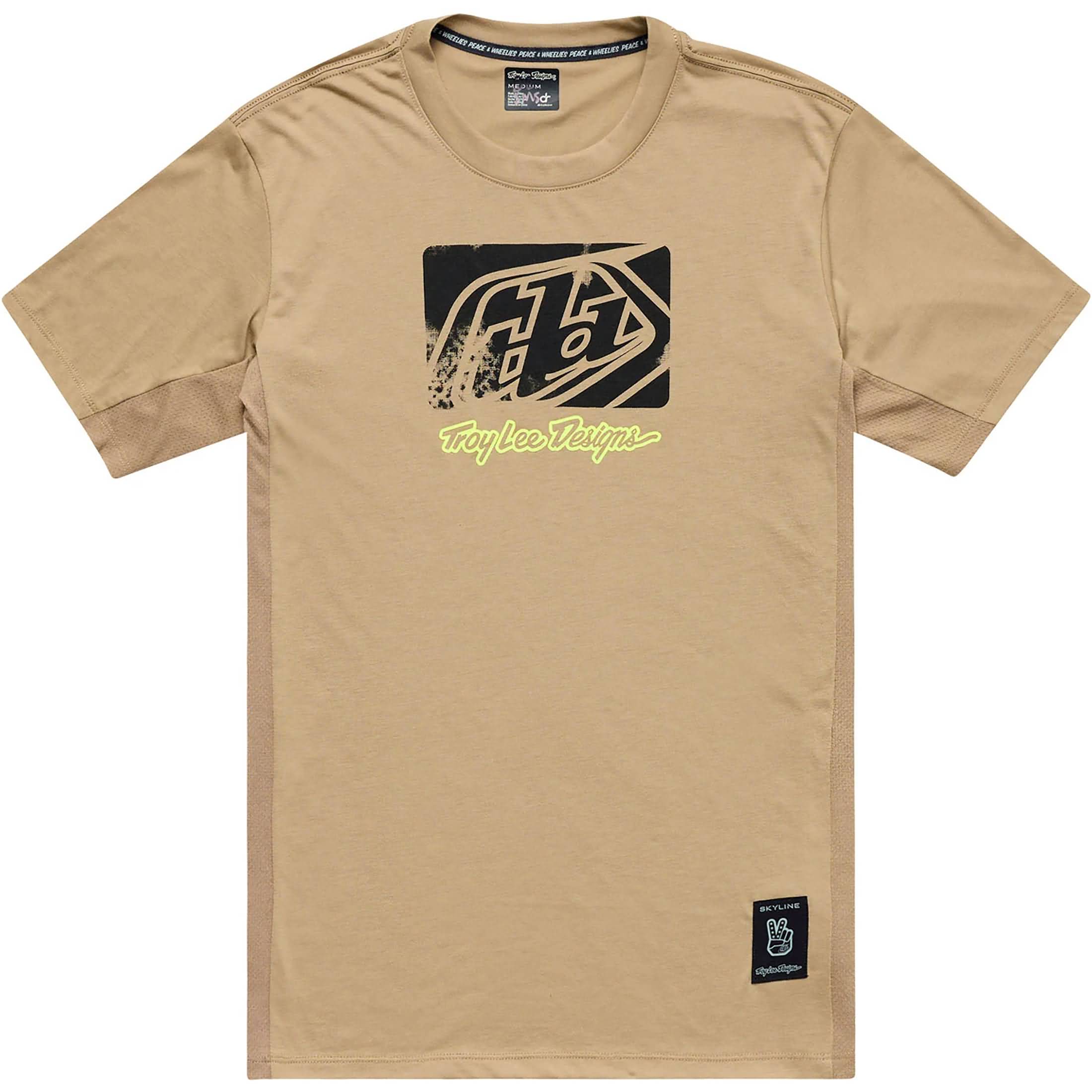 Troy Lee Designs Skyline Ride Tee Scrubbed SS Men's MTB Jerseys-382870002 Troy Lee Designs Skyline Ride Tee Scrubbed SS Men's MTB Jerseys-382870002