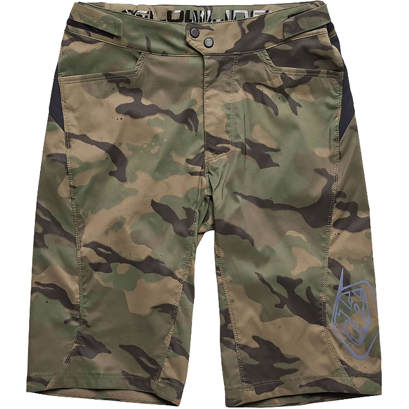 Troy Lee Designs Flowline Spray Camo No Liner Youth MTB Shorts-268529003 Troy Lee Designs Flowline Spray Camo No Liner Youth MTB Shorts-268529003