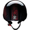 Z1R Vagrant Red Catrina Adult Cruiser Helmets-0103 Z1R Vagrant Red Catrina Adult Cruiser Helmets