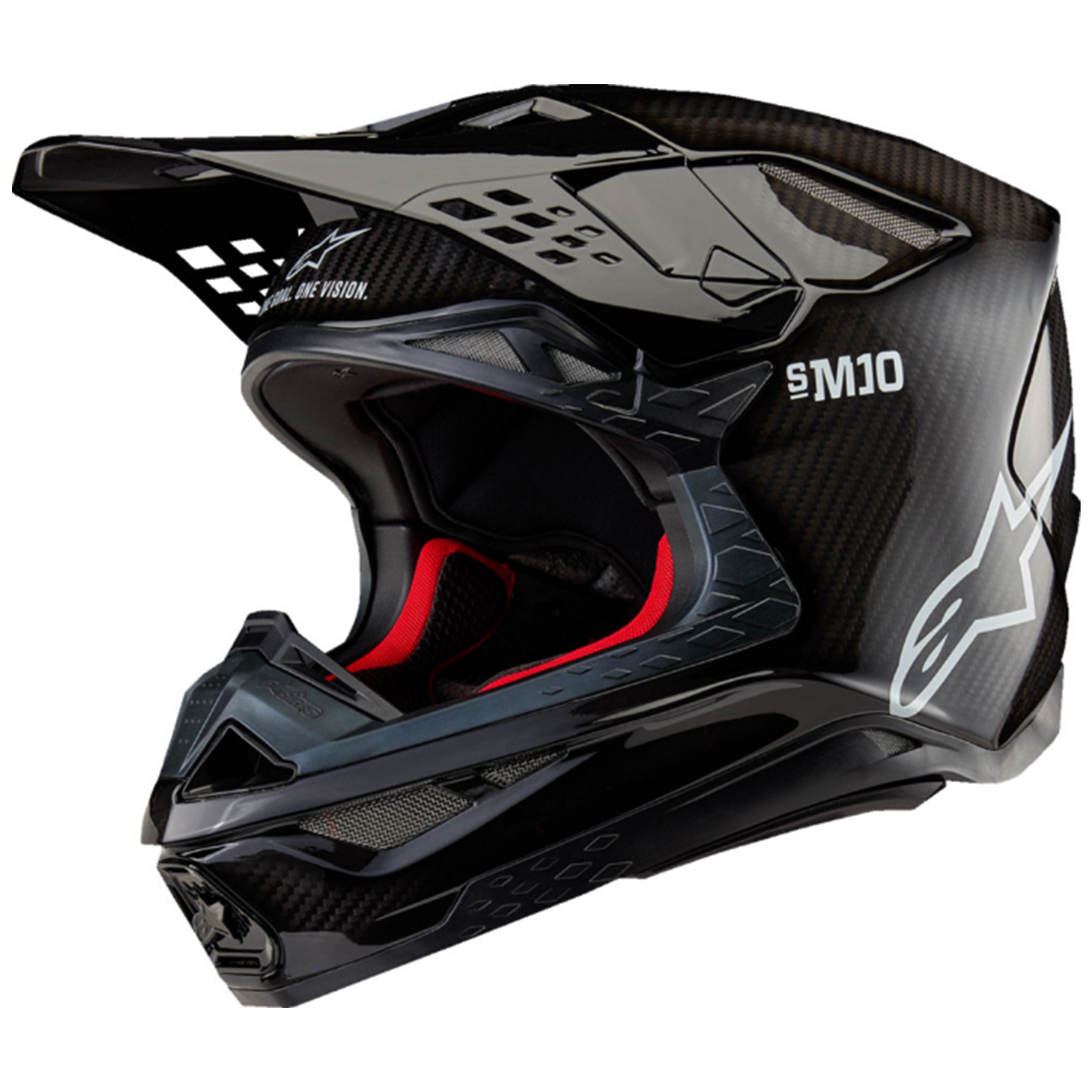 Alpinestars Supertech M10 Solid MIPS Adult Off-Road Helmets-0110 Alpinestars Supertech M10 Solid MIPS Adult Off-Road Helmets-0110