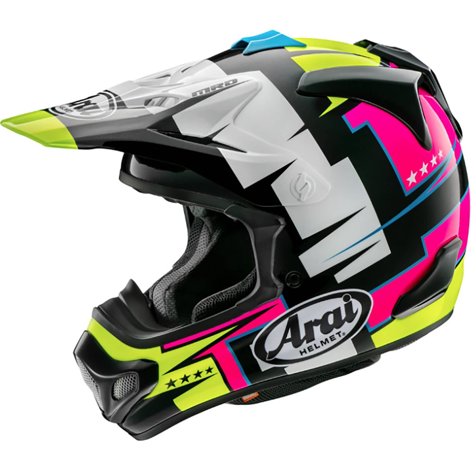 Arai VX-Pro4 Battle Adult Off-Road Helmets-0110 Arai VX-Pro4 Battle Adult Off-Road Helmets-0110