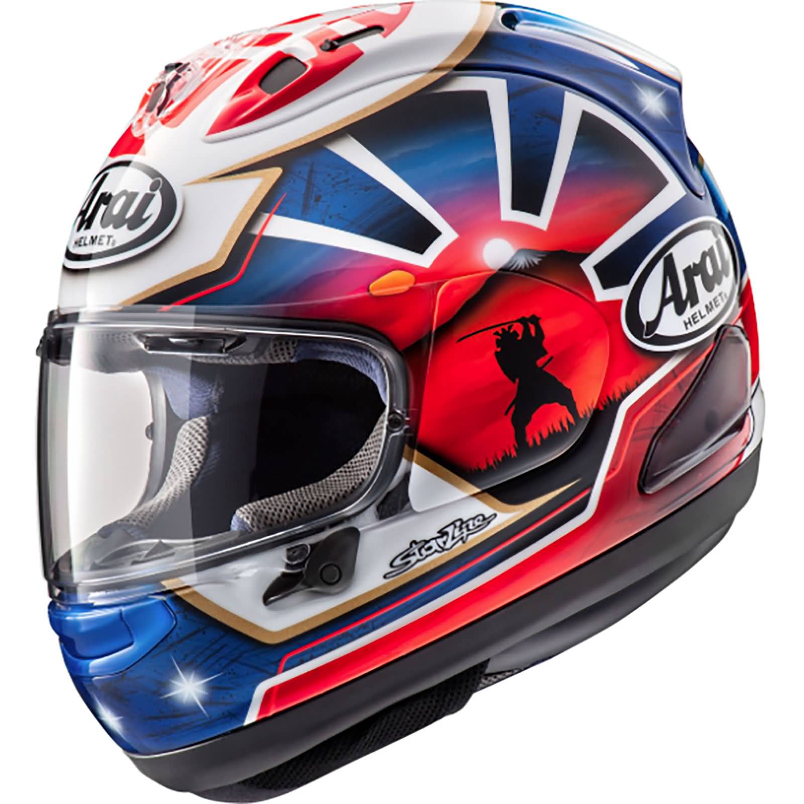 Arai Corsair-X Dani Samurai-2 Adult Street Helmets-0101 Arai Corsair-X Dani Samurai-2 Adult Street Helmets-0101