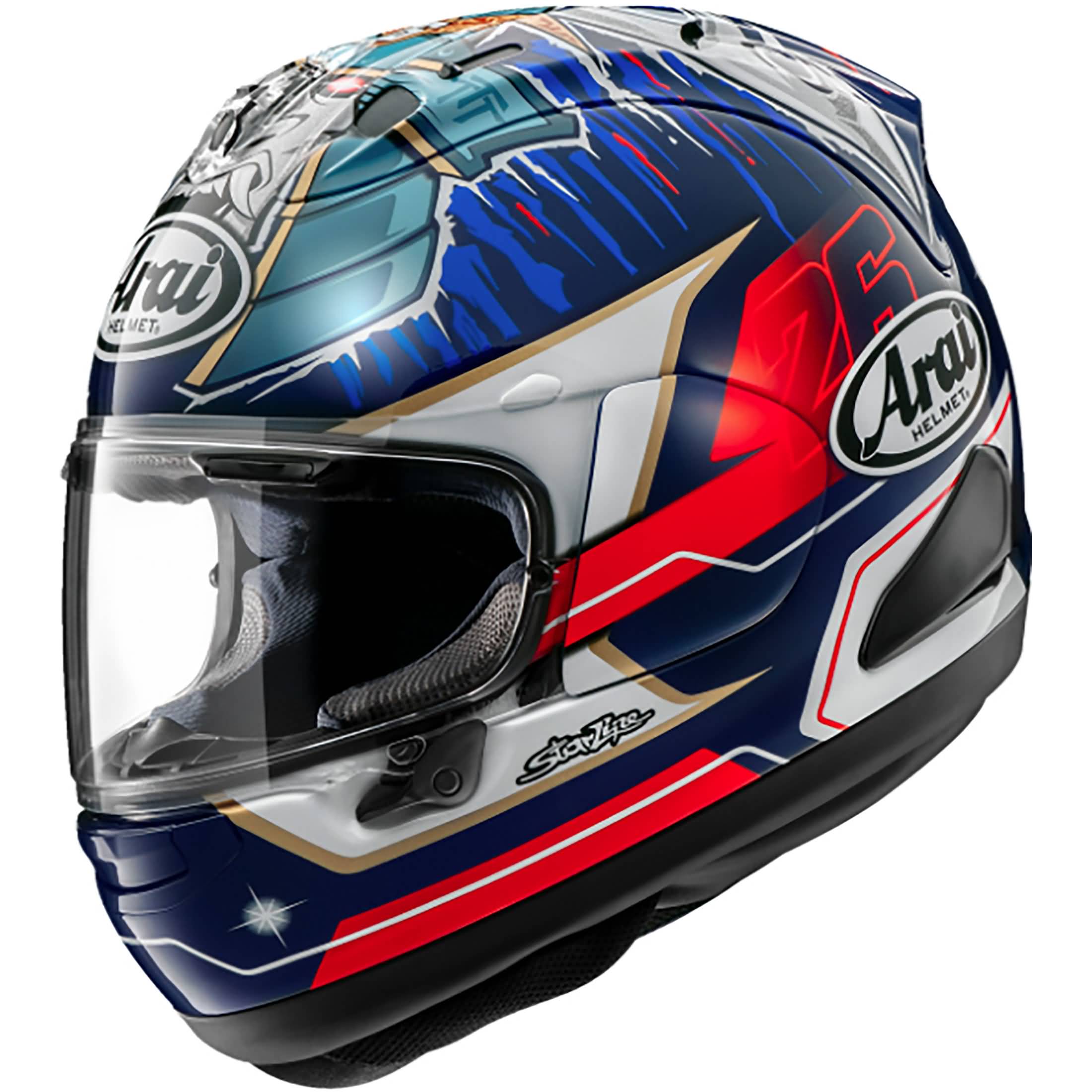 Arai Corsair-X Dani Samurai-3 Adult Street Helmets-0101 Arai Corsair-X Dani Samurai-3 Adult Street Helmets-0101