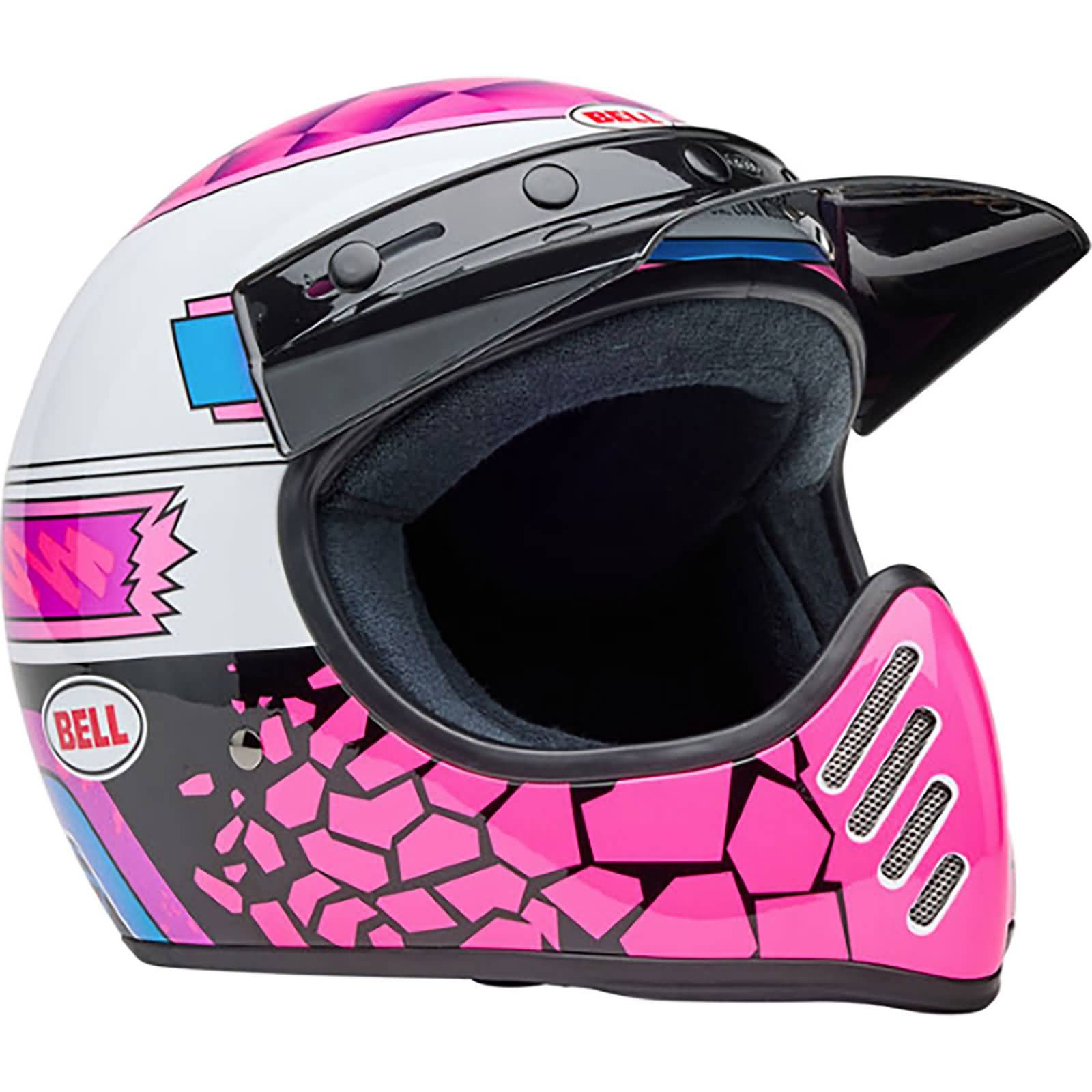 Bell Moto-3 Deathspray Adult Off-Road Helmets-7164109 Bell Moto-3 Deathspray Adult Off-Road Helmets-7164109