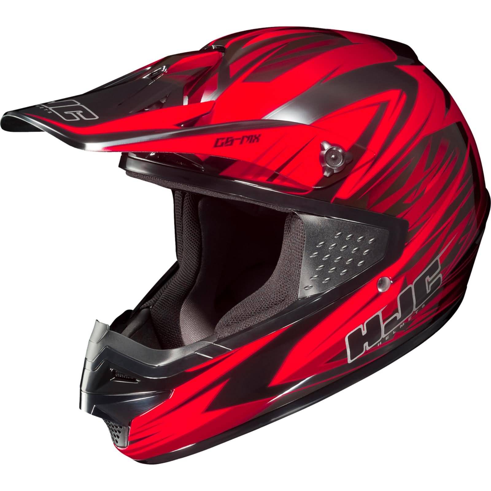 HJC CS-MX Shattered Adult Off-Road Helmets-0870 HJC CS-MX Shattered Adult Off-Road Helmets-0870