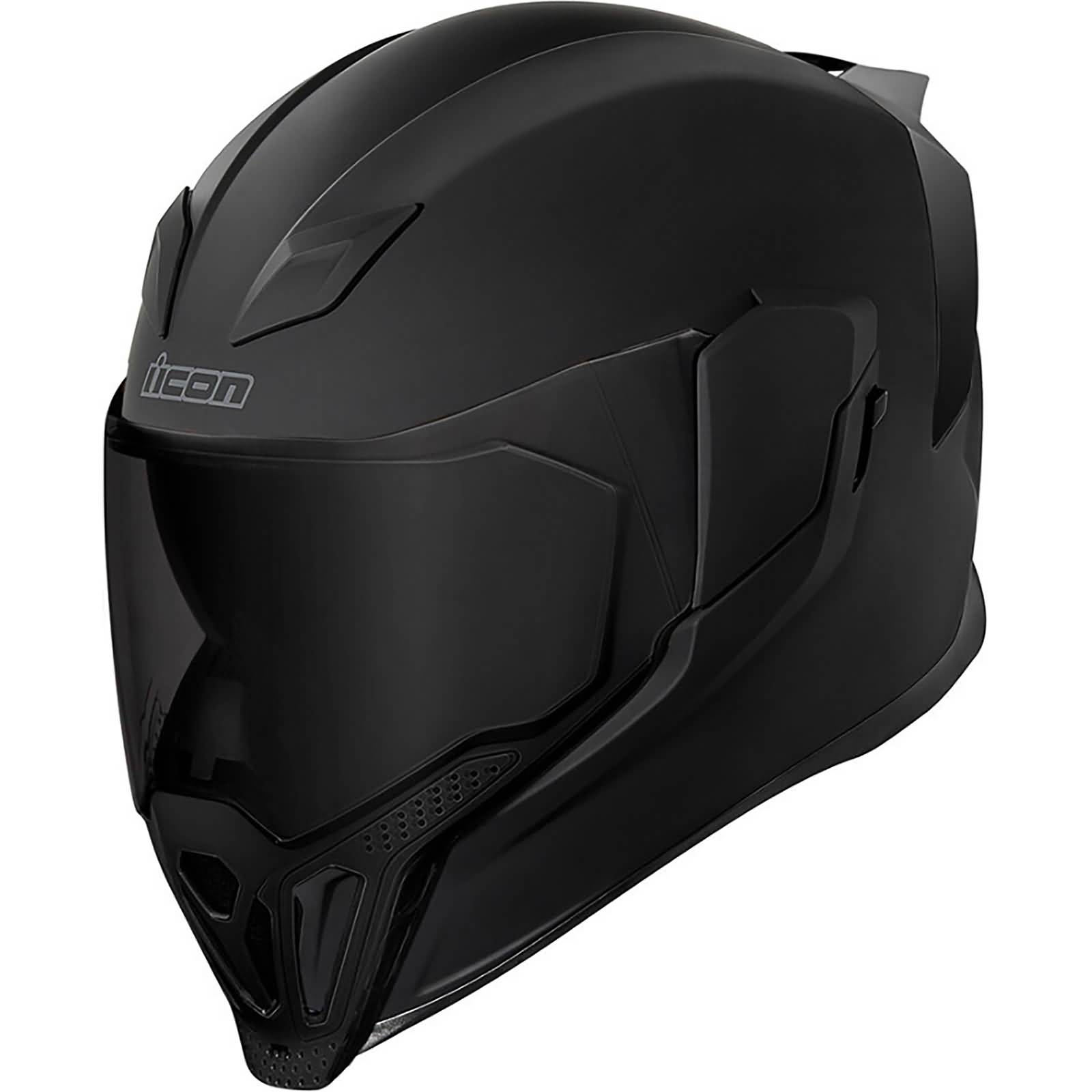 Icon Airflite Dark Adult Street Helmets-0101 Icon Airflite Dark Adult Street Helmets-0101