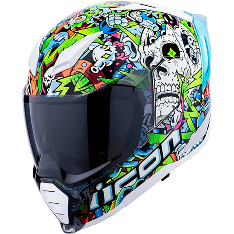 Icon Ultraflite Doodle3 MIPS Adult Street Helmets Icon Ultraflite Doodle3 MIPS Adult Street Helmets