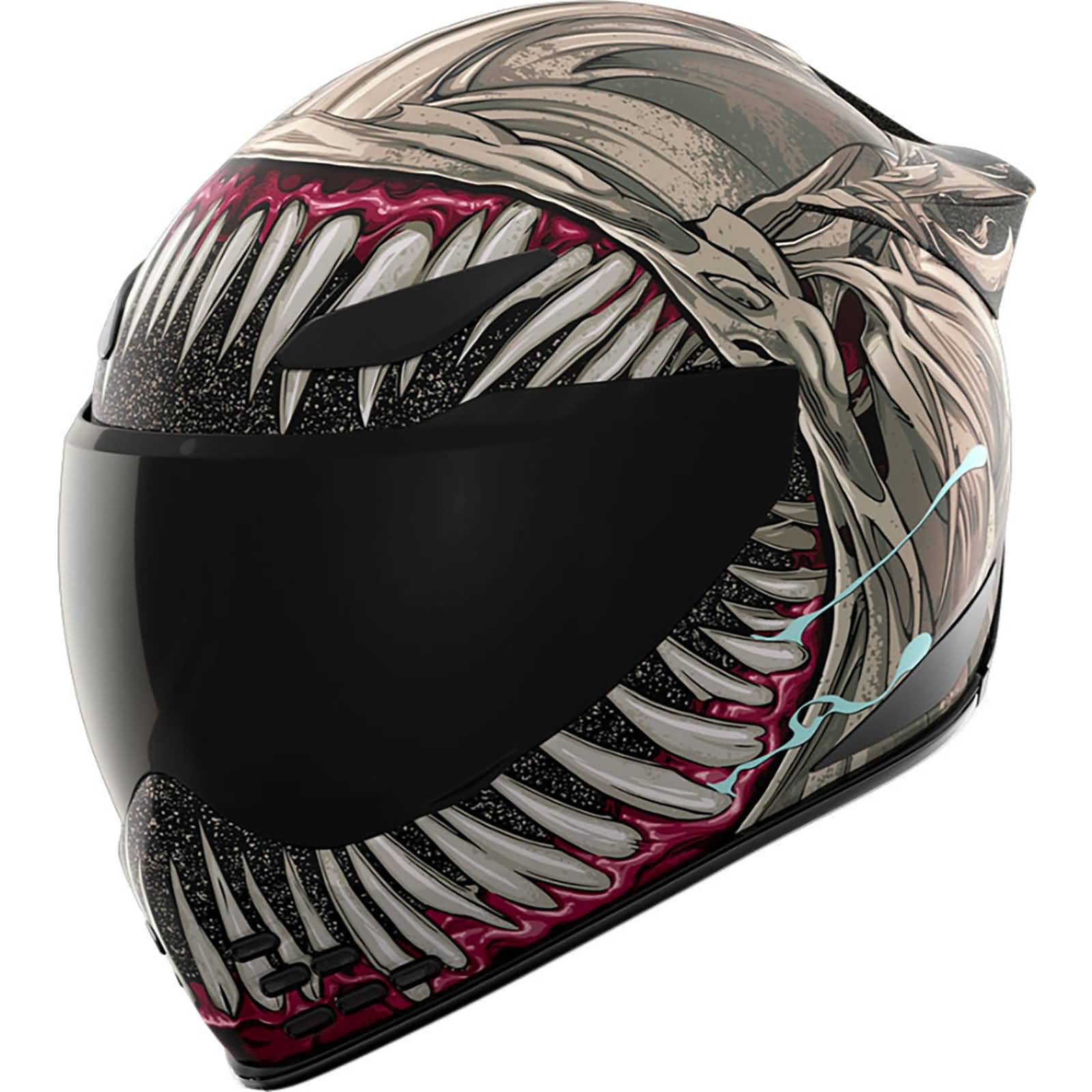 Icon Domain Grand Maw Adult Street Helmets-0101 Icon Domain Grand Maw Adult Street Helmets-0101
