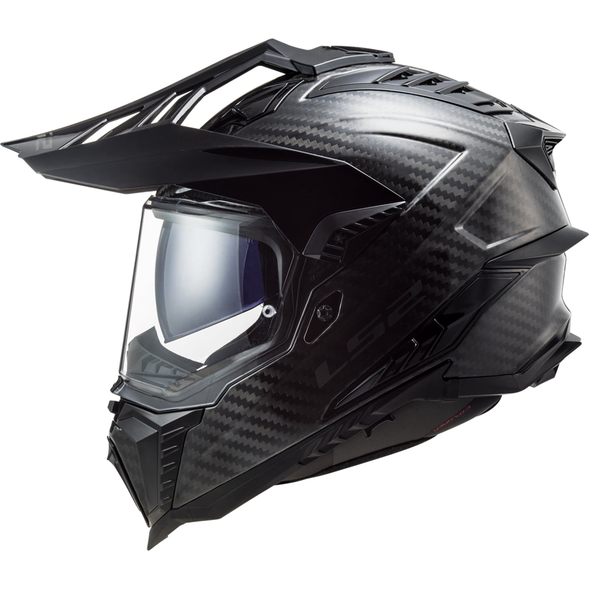 LS2 Explorer Carbon Solid Adventure Adult Off-Road Helmets-701 LS2 Explorer Carbon Solid Adventure Adult Off-Road Helmets-701