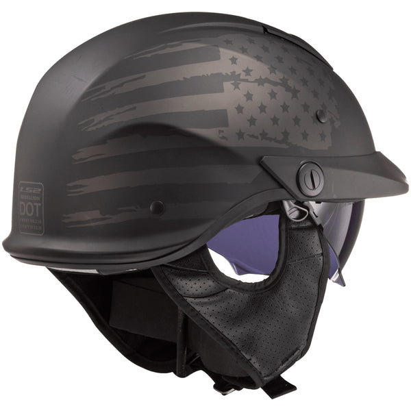 LS2 Rebellion 1812 Helmet Matte Black / Medium