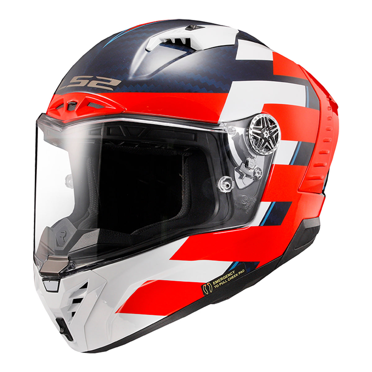 LS2 Thunder Carbon Alliance Full Face Adult Street Helmets-805 LS2 Thunder Carbon Alliance Full Face Adult Street Helmets-805