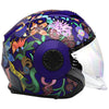 LS2 Verso Flora Brasil Open Face Women's Adult Cruiser Helmets-570 LS2 Verso Flora Brasil Women's Adult Cruiser Helmets