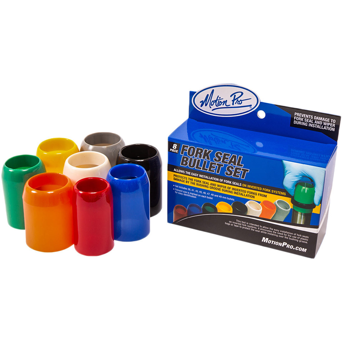 Motion Pro 8pcs Fork Seal Bullet Set-57-8677 Motion Pro 8pcs Fork Seal Bullet Set-57-8677