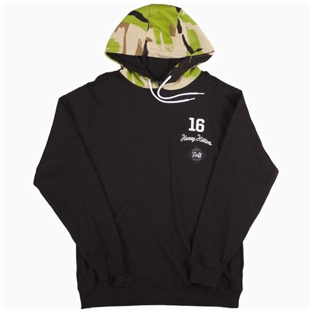 Neff Commando Men's Hoody Pullover Sweatshirts - Black Neff Commando Men's Hoody Pullover Sweatshirts - Black