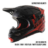 2 Units of Alpinestars Supertech M8 Echo MIPS Adult Off-Road Helmets Black / Gray / Red Fluo / Matte Glossy Large Alpinestars Supertech M8 Echo MIPS Adult Off-Road Helmets Club Buy