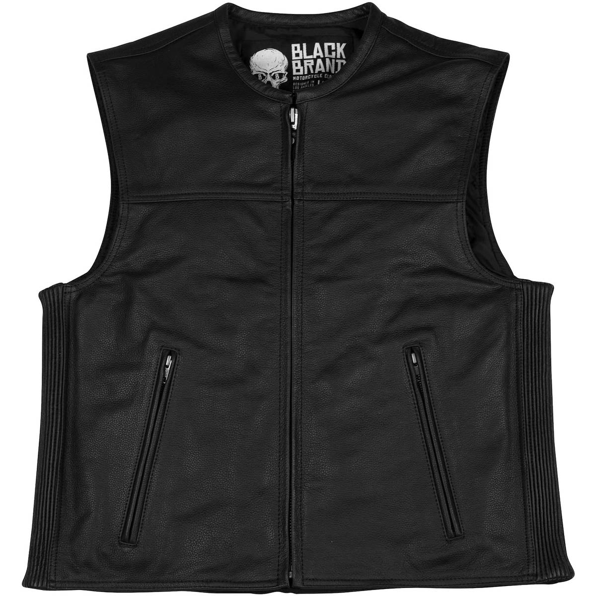 Black Brand Dagger Men's Cruiser Vests-BB3032 Black Brand Dagger Men's Cruiser Vests-BB3032