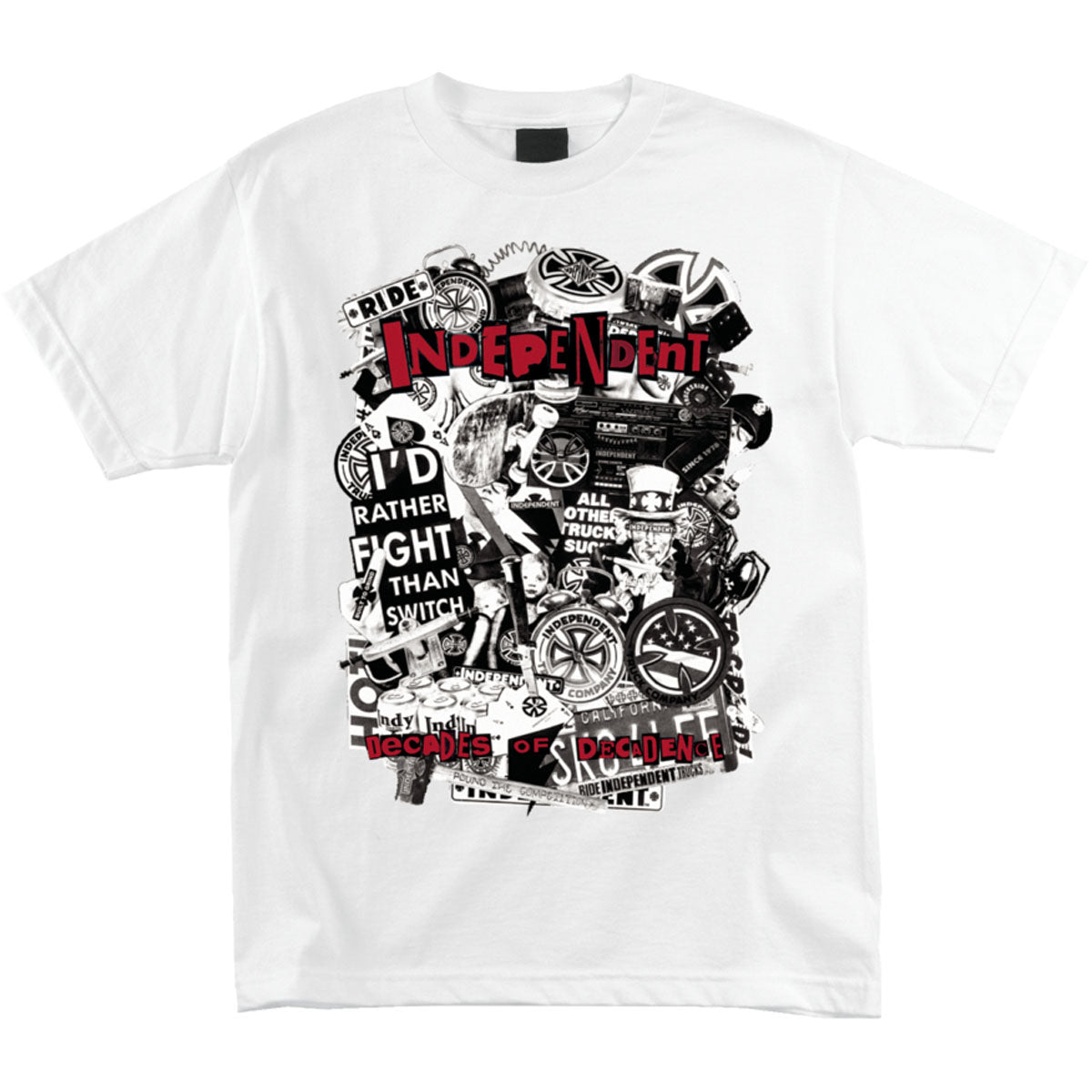 Independent Decades of Decadence Regular Men's Short-Sleeve Shirts - Black Independent Decades of Decadence Regular Men's Short-Sleeve Shirts - Black