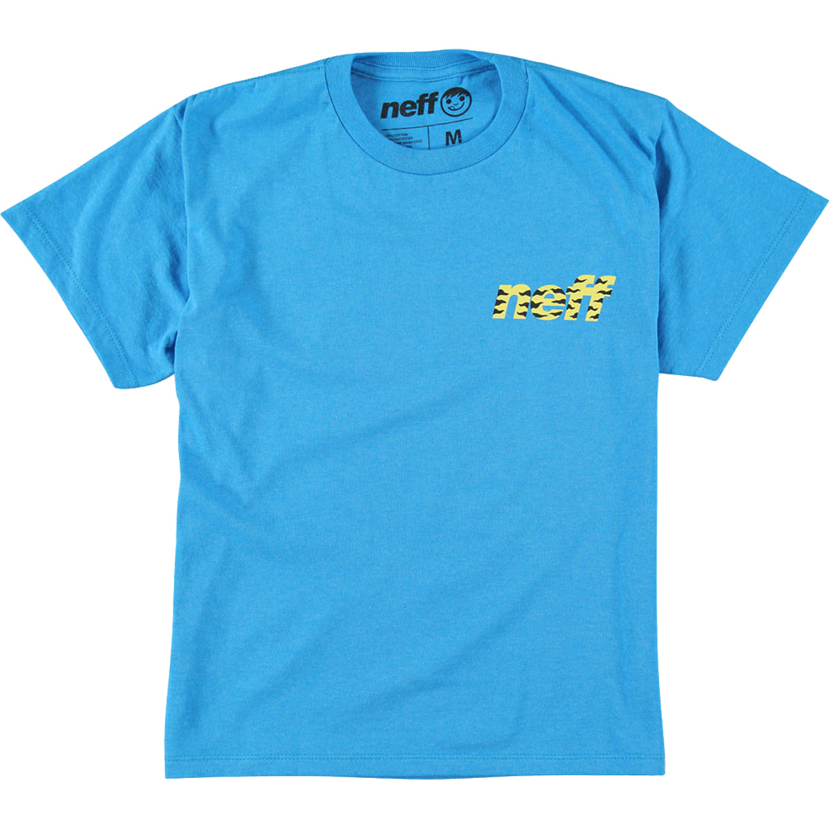 Neff Shark Surfer Men's Short-Sleeve Shirts - Turquoise Neff Shark Surfer Men's Short-Sleeve Shirts - Turquoise