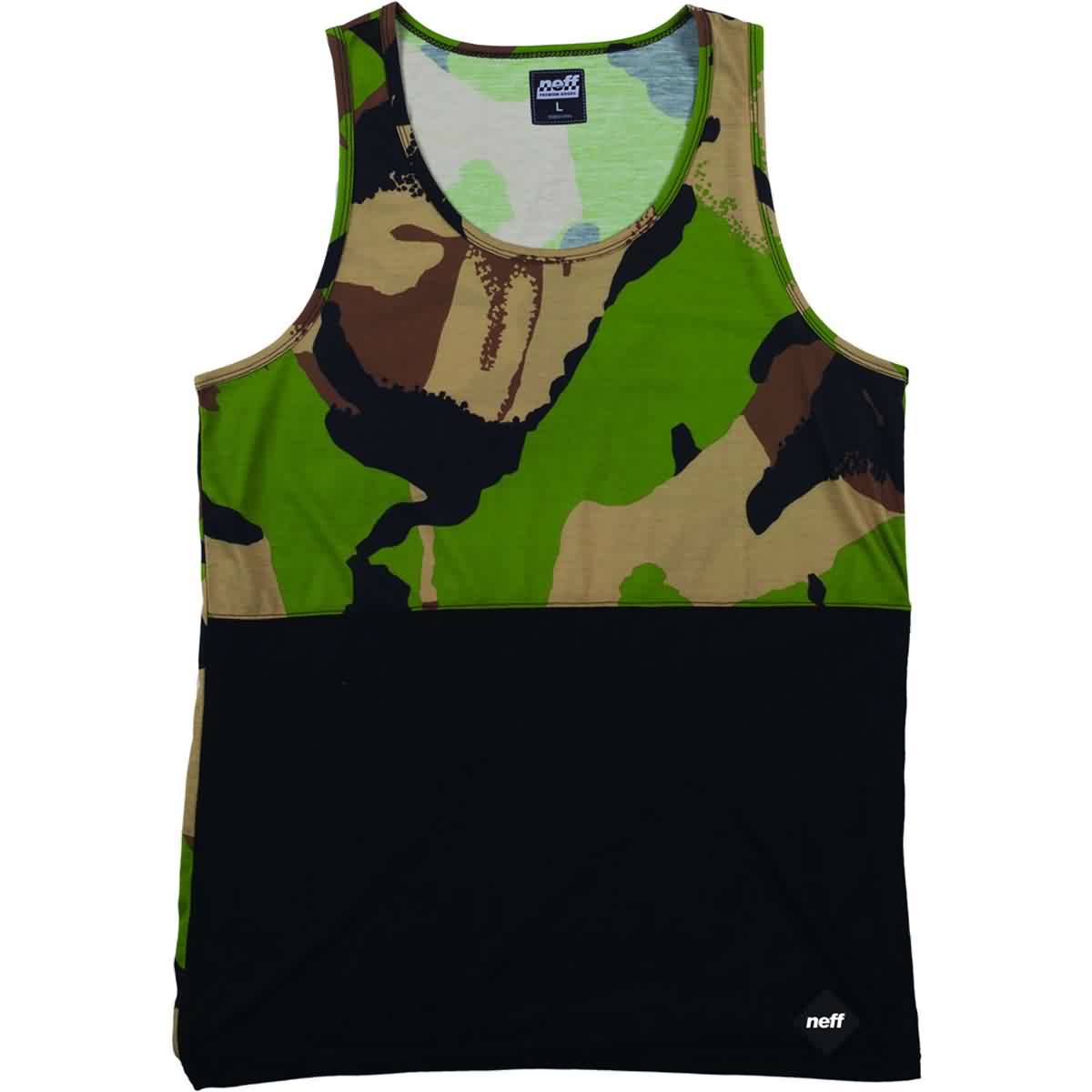 Neff Commando Men's Tank Shirts - Black Neff Commando Men's Tank Shirts - Black