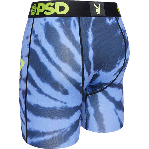 PSD Playboy Tie Dye Logo Boxer Men's Bottom Underwear (Refurbished, Wi –