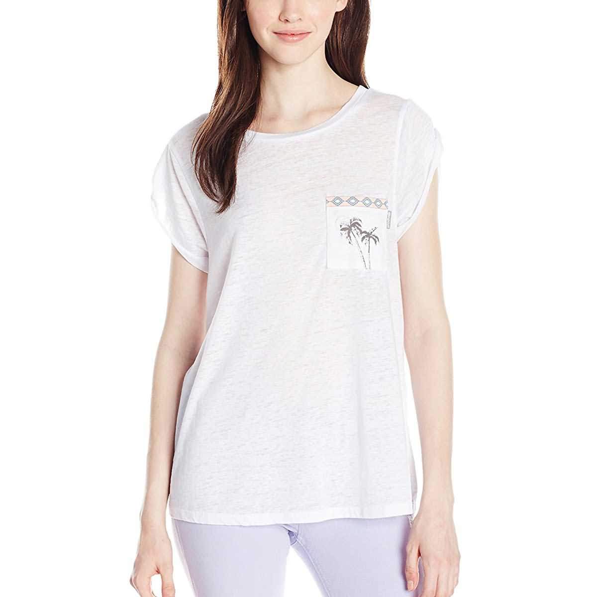 Rip Curl Sundown Pocket Women's Short-Sleeve Shirts-GTEAS7 Rip Curl Sundown Pocket Women's Short-Sleeve Shirts-GTEAS7