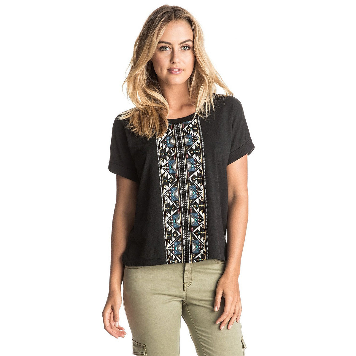 Roxy Sail Away Women's Short-Sleeve Shirts-ERJKT03241 Roxy Sail Away Women's Short-Sleeve Shirts-ERJKT03241