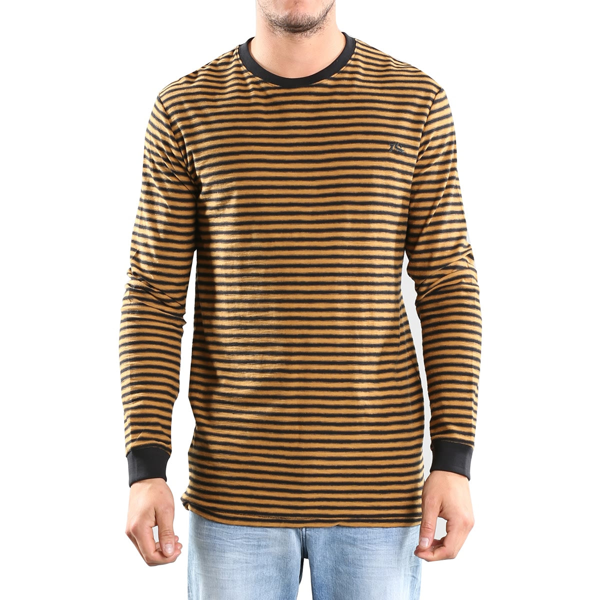 Rusty Militia Men's Long-Sleeve Shirts - Camel / Black Rusty Militia Men's Long-Sleeve Shirts - Camel / Black