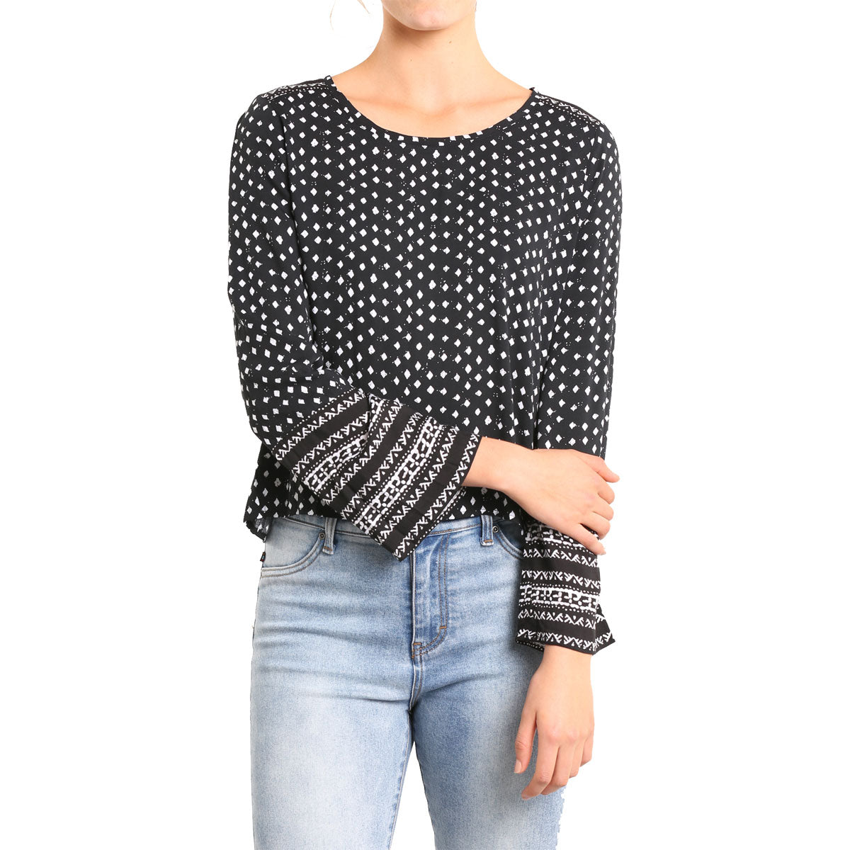 Rusty Kindred Women's Long-Sleeve Shirts - Black Rusty Kindred Women's Long-Sleeve Shirts - Black