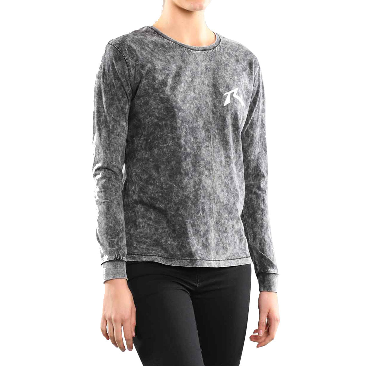 Rusty Tv Screen 2 Women's Long-Sleeve Shirts - Black Rusty Tv Screen 2 Women's Long-Sleeve Shirts - Black