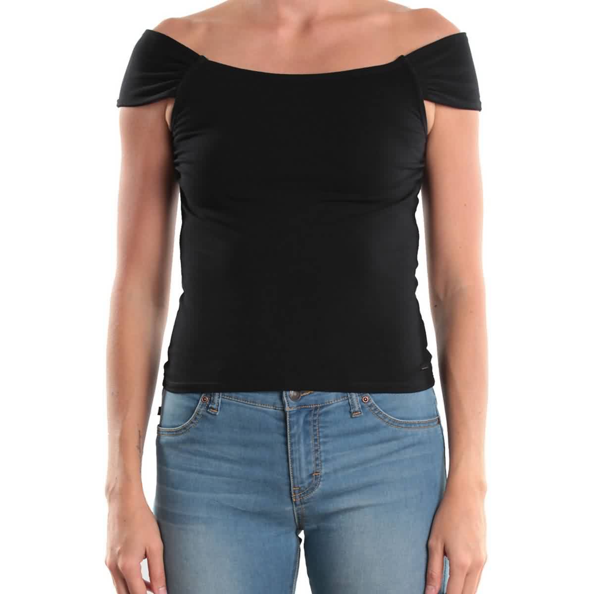 Rusty Party On Women's Short-Sleeve Shirts - Black Rusty Party On Women's Short-Sleeve Shirts - Black